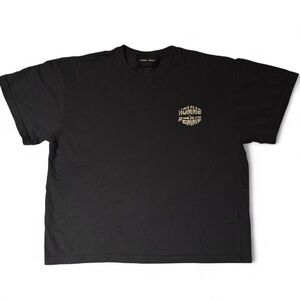 HOMME + FEMME HEAVYWEIGHT OVERSIZED GREY TEE XL